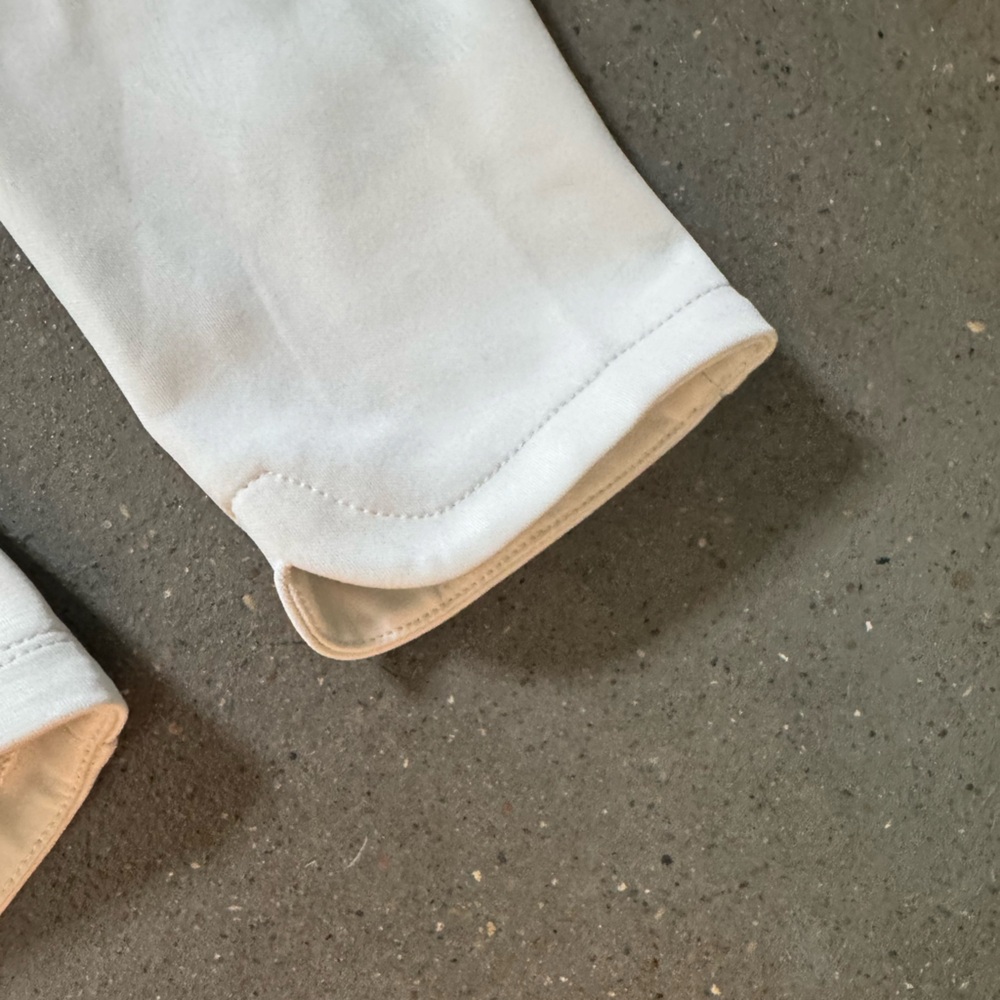 A. Putnam Minimalist White Tulip Hem Sweatshirt - Picture 5 of 9